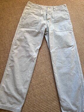 Imogene and Willie blake Military Trouser in Sunbleached Blue Size L